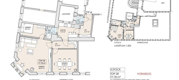 3غرفة شقة في Brigittenau, Austria رقم 256320 23