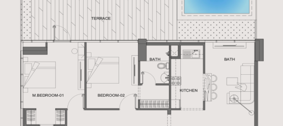 Estúdio em Business Bay, UAE N.º 121697 5