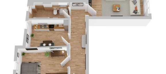 2-Zimmer Wohnung in Moabit, Germany, Nr. 42848 4