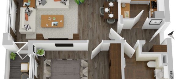 Apartamento de 1 dormitorio en Lubeck, Germany No. 265200 11