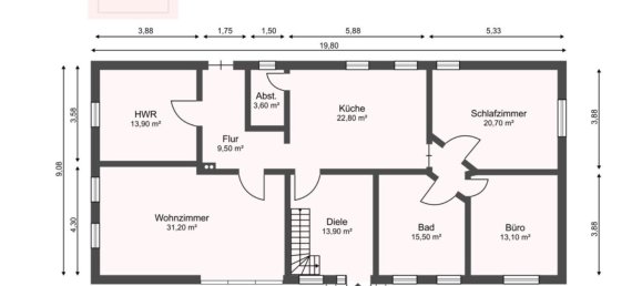 7 rooms Townhouse in Ludwigslust-Parchim, Germany No. 307411 18
