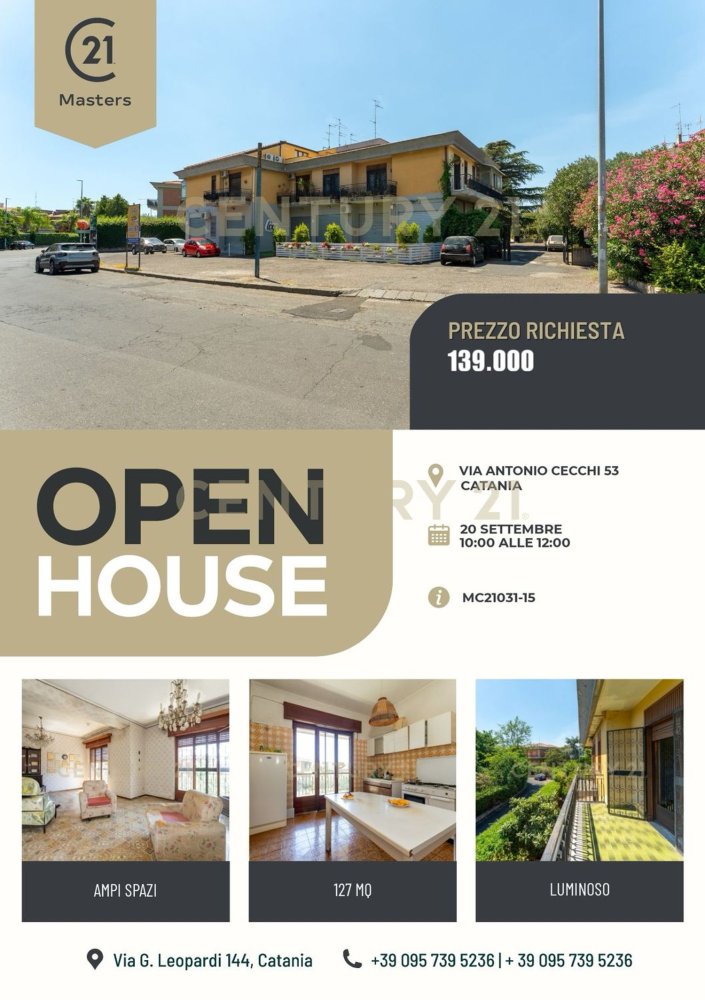 Apartamento de 6 dormitorios en Catania, Italy No. 326921