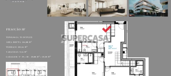 Дуплекс с 3 спальнями в Авейру, Португалия № 154610 27