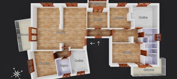 6 bedrooms Apartment in Rome, Italy No. 377779 38