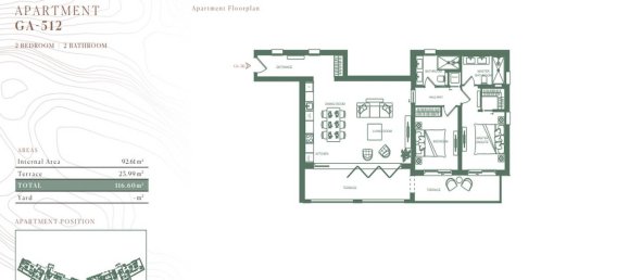 2 bedrooms Apartment in Tivat, Montenegro No. 221 17