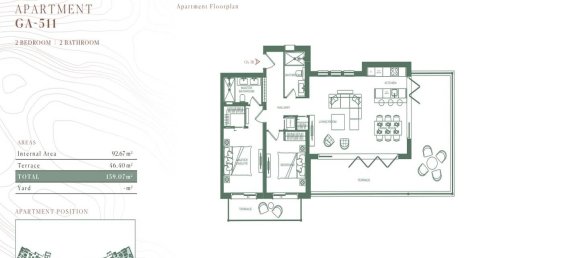 2 bedrooms Apartment in Tivat, Montenegro No. 221 16