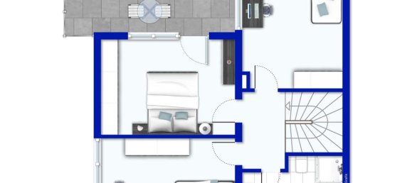 Таунхаус с 4 комнатами в Фирзен, Германия № 32136 5