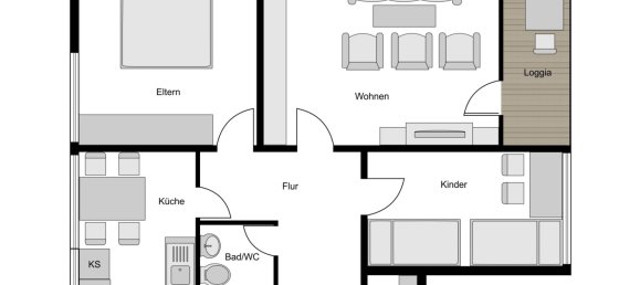 Apartamento de 3 habitaciónes en Herne, Germany No. 81583 7