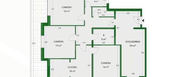 5 rooms Apartment in Ciampino, Italy No. 19053 3