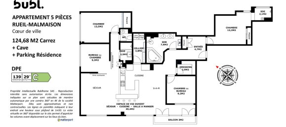 4 غرف نوم شقة في Rueil-Malmaison, France رقم 297983 23