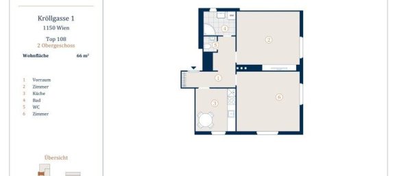 Apartamento de 2 habitaciónes en Rudolfsheim-Funfhaus, Austria No. 223866 11