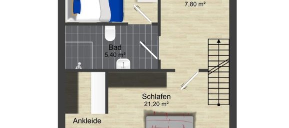 2 Schlafzimmer Stadthaus in Börde, Germany, Nr. 233561 12
