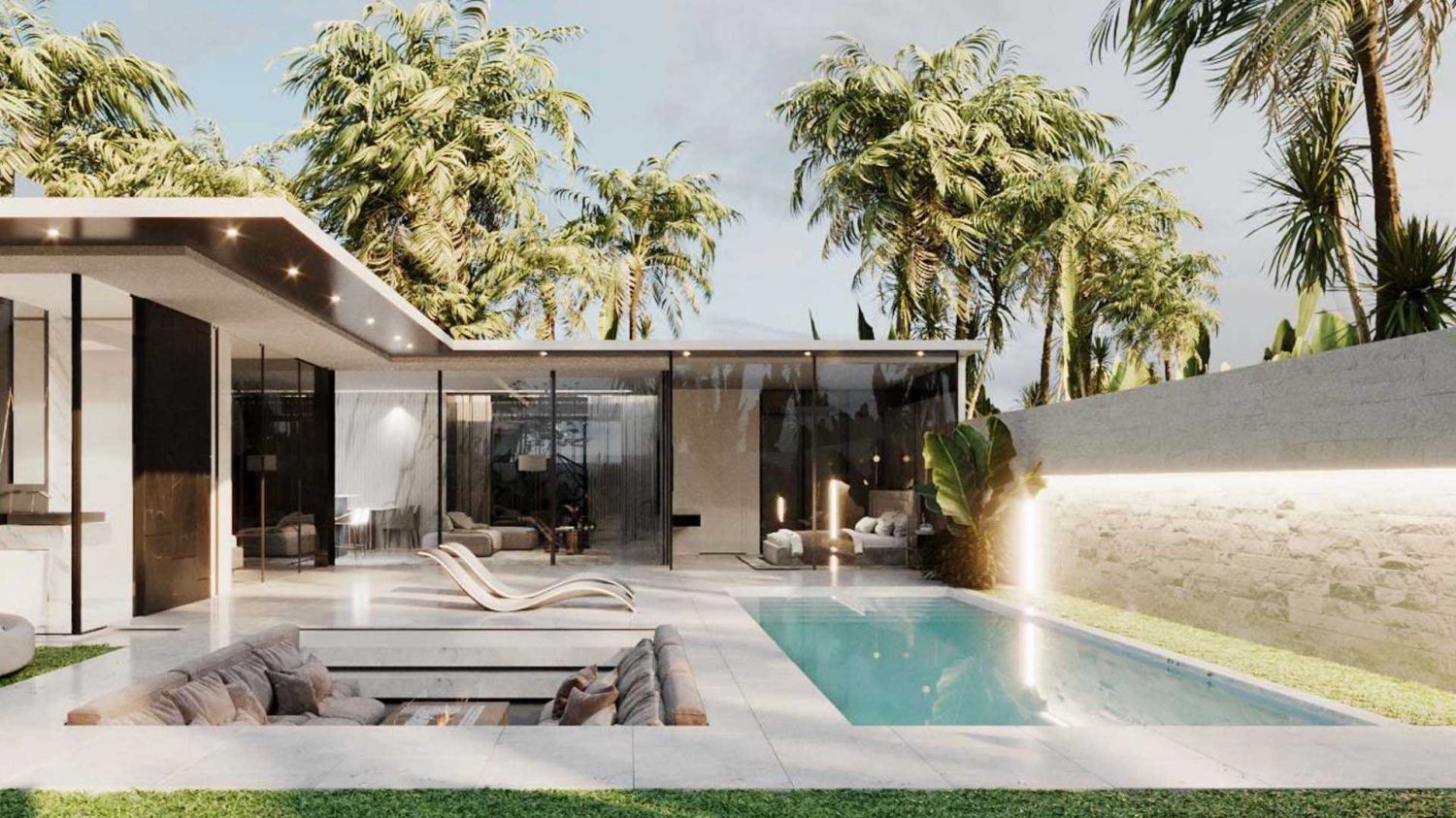 2 chambres villa à vendre à Kerobokan, Badung, Bali, Indonesia № 2145