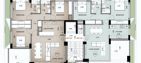 2 Schlafzimmer Wohnung in Deryneia, Cyprus, Nr. 21855 14