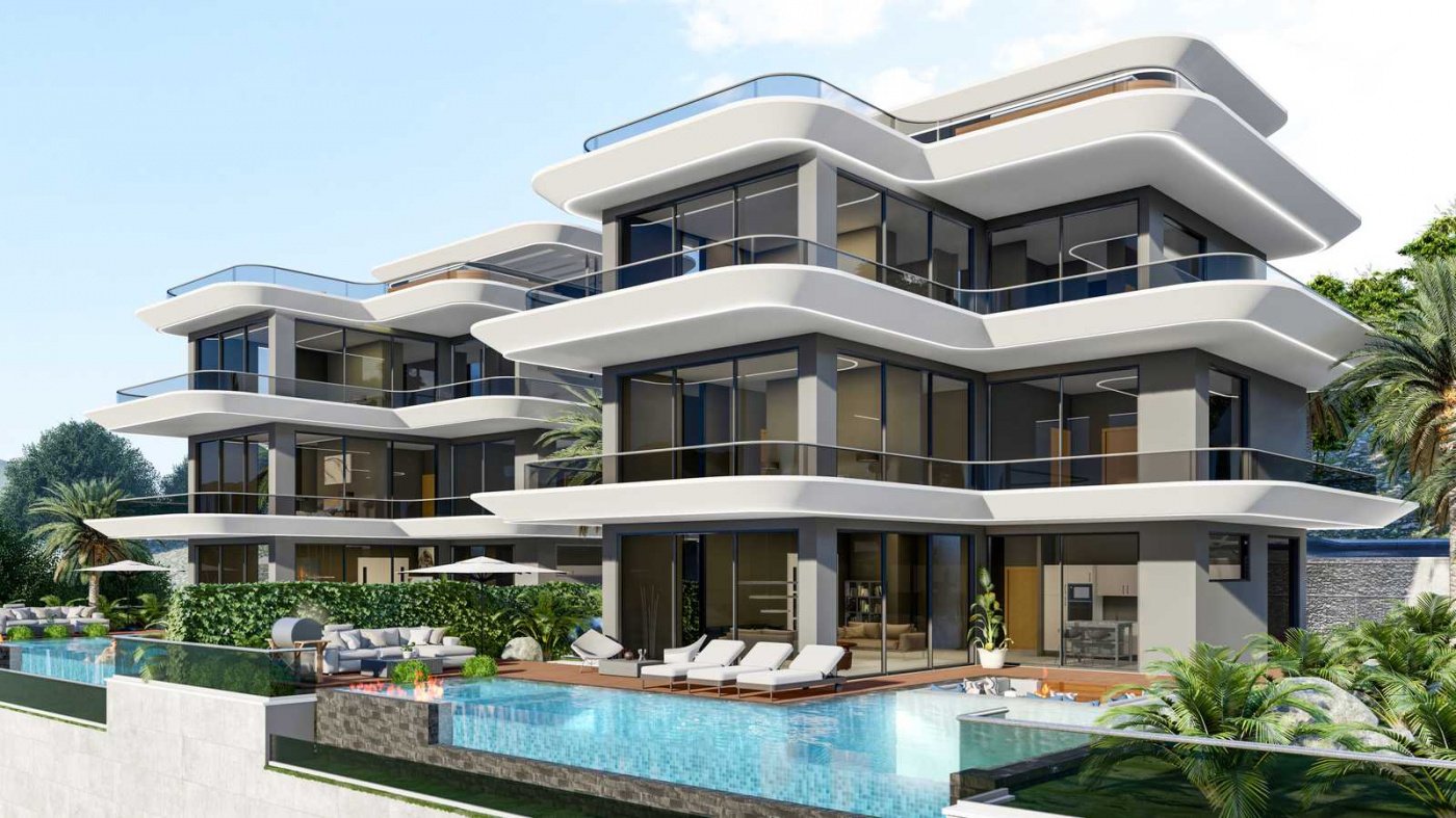 Villa 5+1 em Alanya, Turkey N.º 5073