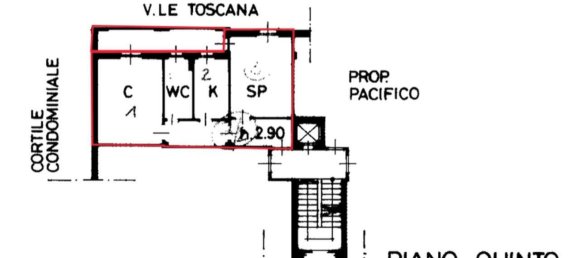 3 rooms Apartment in Cinisello Balsamo, Italy No. 6584 13