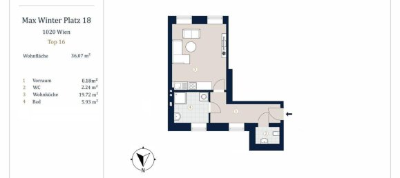 Estúdio em Leopoldstadt, Austria N.º 94583 2