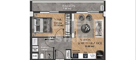 2 rooms Apartment in Kepez, Turkey No. 27127 17