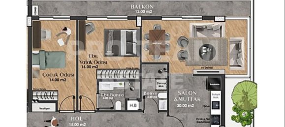 2 rooms Apartment in Kepez, Turkey No. 27127 18
