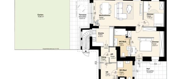 3-Zimmer Penthouse in Margareten, Austria, Nr. 199619 20