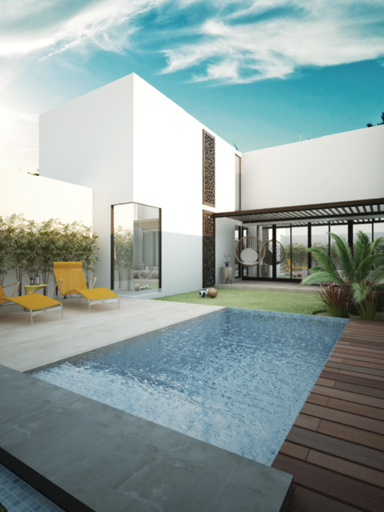 Дом с 3 спальнями в Мерида, Мексика № 37201