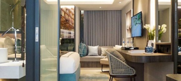 Студия в кондо  в Паттайя, Таиланд № 12099 21