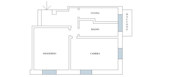 2-salle Appartement à Milan, Italy No. 269882 21