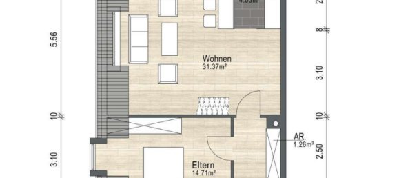 2 Schlafzimmer Wohnung in Ebersberg, Germany, Nr. 134748 9