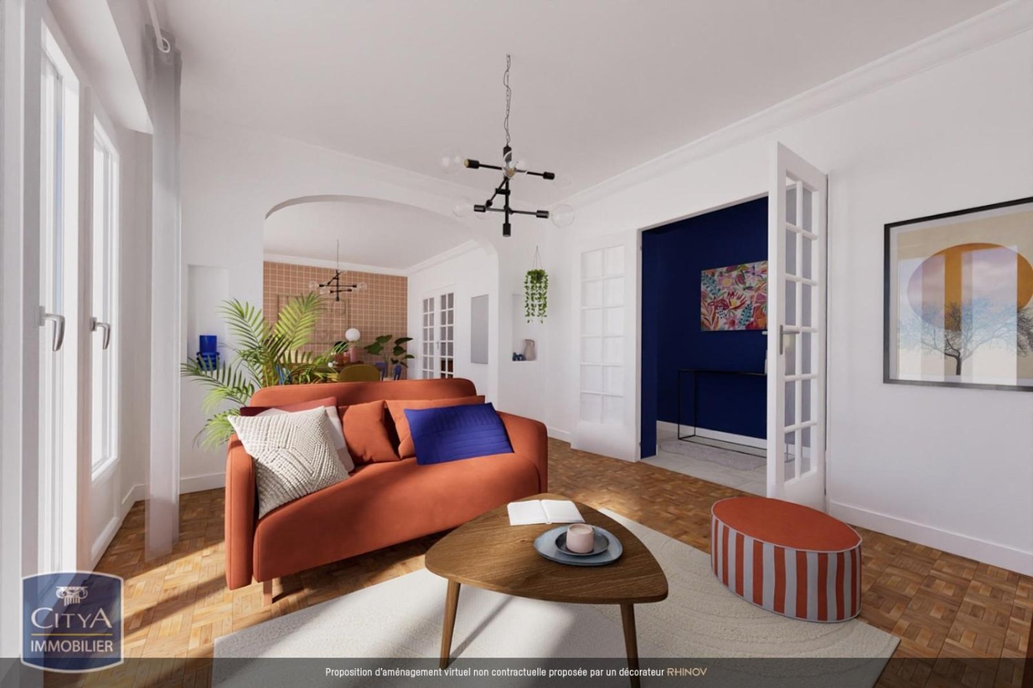 Квартира с 4 спальнями в Тур, Франция № 273556