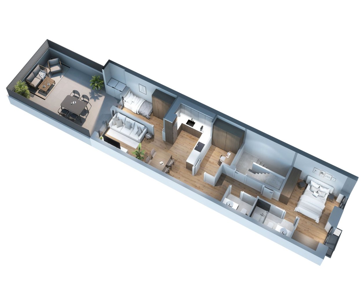 3 Schlafzimmer Wohnung in Vilanova i la Geltru, Spain, Nr. 191330