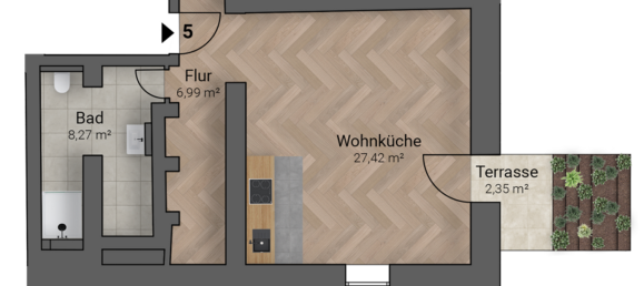 Studio in Frankfurt am Main, Germany, Nr. 108178 7