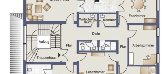 Квартира с 6 комнатами в Гейдельберг, Германия № 110696 2