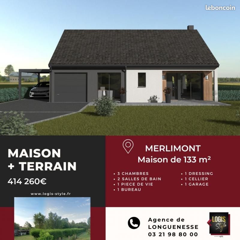 3 Schlafzimmer Haus in Merlimont, France, Nr. 362657