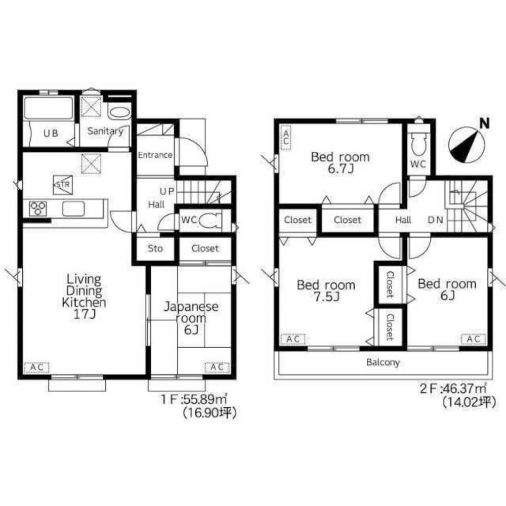 Casa de 4 dormitorios en Chiba, Japan No. 6897