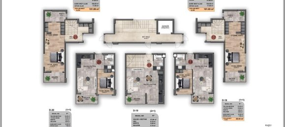 2 rooms Penthouse in Oba, Turkey No. 9795 13