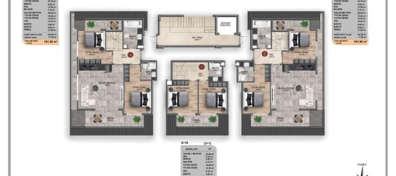 2 rooms Penthouse in Oba, Turkey No. 9795 14