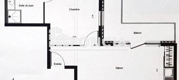 Apartamento de 1 dormitorio en Voiron, France No. 194193 11