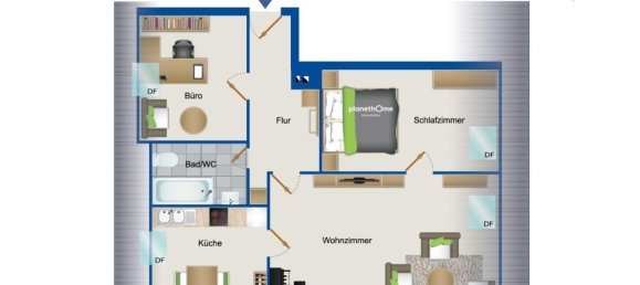 Apartamento de 3 divisões em Rhein-Pfalz, Germany N.º 170864 14