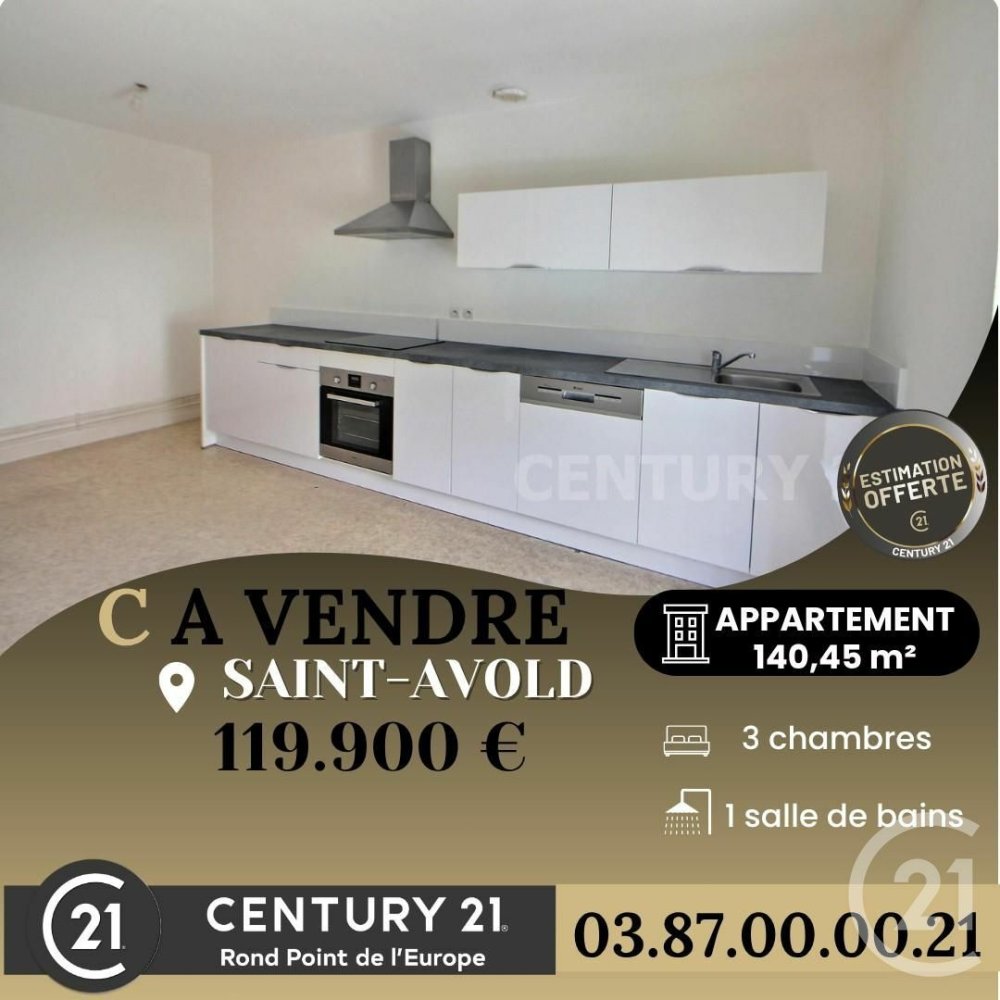 3 Schlafzimmer Wohnung in Saint-Avold, France, Nr. 60701