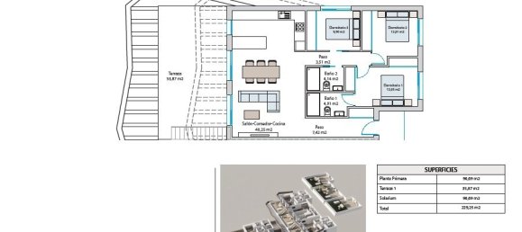 Bungalow de 3 dormitorios en Benidorm, Spain No. 286015 19