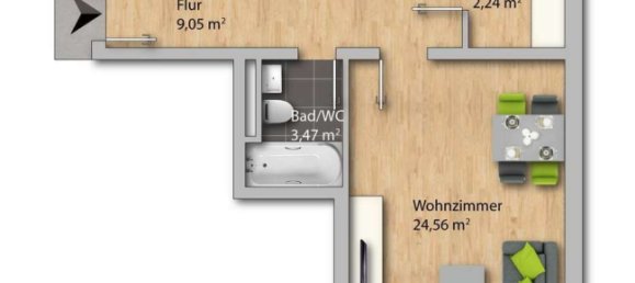 Apartamento T2 em Munich, Germany N.º 279937 3