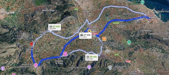 3 غرف نوم قطعة أرض في Tormos, Spain رقم 185791 4