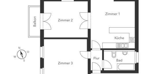 Квартира с 1 спальней в Пренцлауэр-Берг, Германия № 371996 15