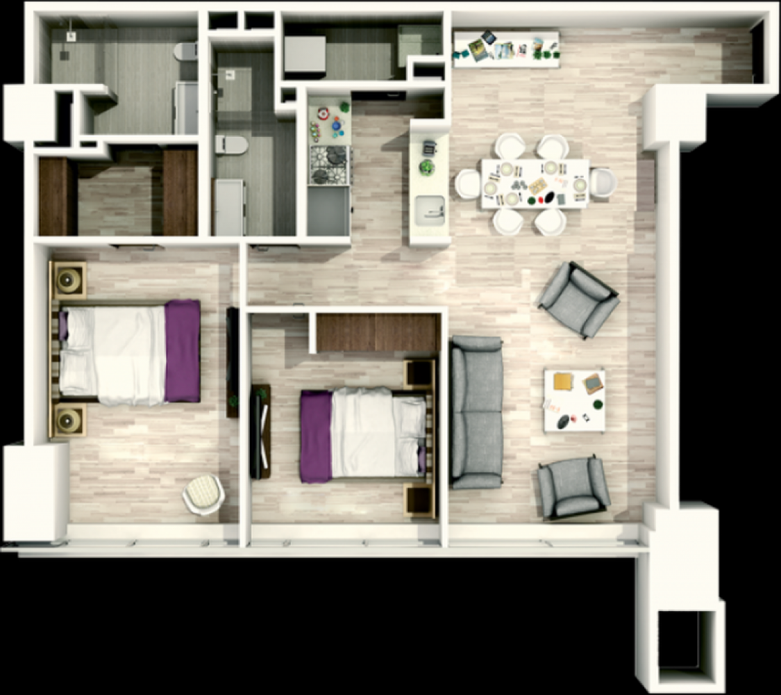 2 غرف نوم منزل في Jalisco, Mexico رقم 182376