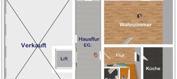 Дуплекс с 2 спальнями в Брауншвейг, Германия № 73145 2