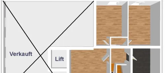 Дуплекс с 2 спальнями в Брауншвейг, Германия № 73145 11