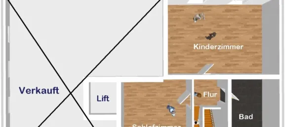 Дуплекс с 2 спальнями в Брауншвейг, Германия № 73145 10