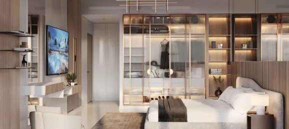 Квартира с 2 спальнями в Binghatti Amberhall, Джумейра Вилладж Серкл, ОАЭ № 64880 7