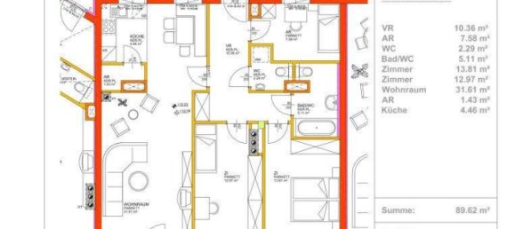 4 rooms Apartment in Linz, Austria No. 90791 8