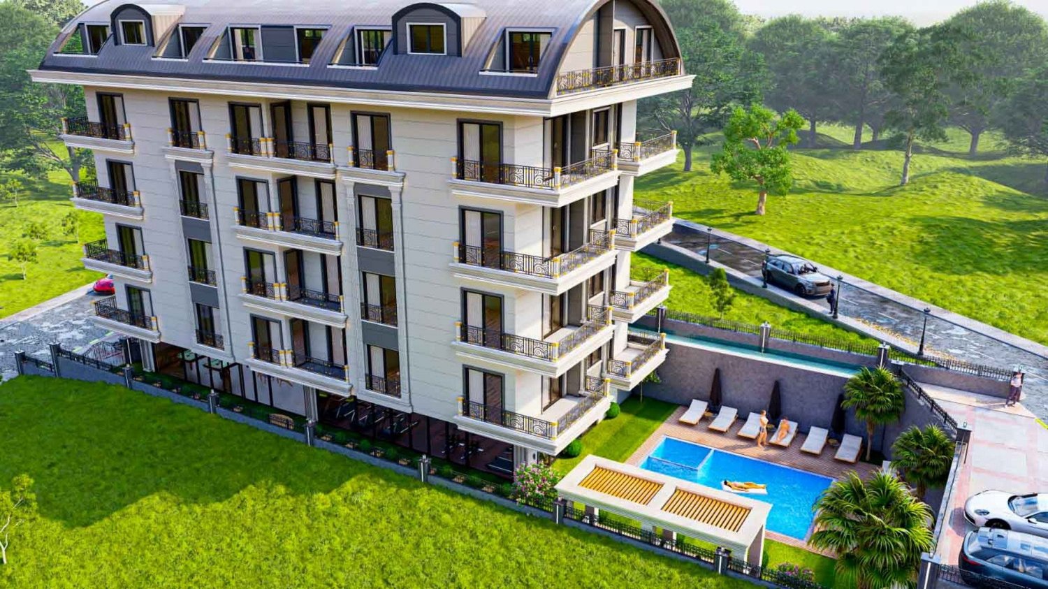 Apartamento 3+1 em Demirtas, Turkey N.º 14153